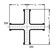 Pipeline Component equal cross supplier